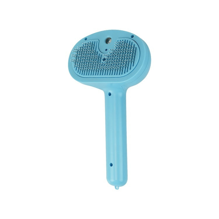 Pet Spray Comb Rechargeable Float Hair Cleaning One Key Hair Removal Comb