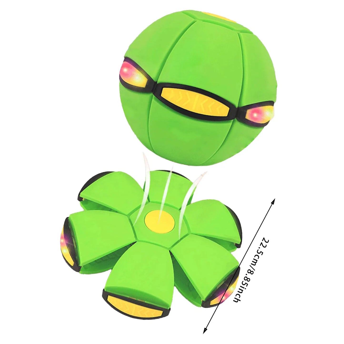 Magic Flying Saucer Bouncy Stomp Ball Puzzle Pet Kids Interactive Toys Gift Outdoor Decompression Transformation Sports Balls