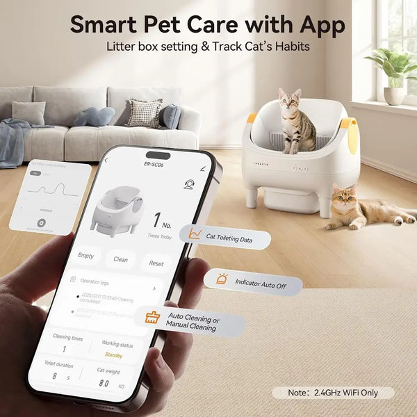 Smart Cat Litter Box Deluxe